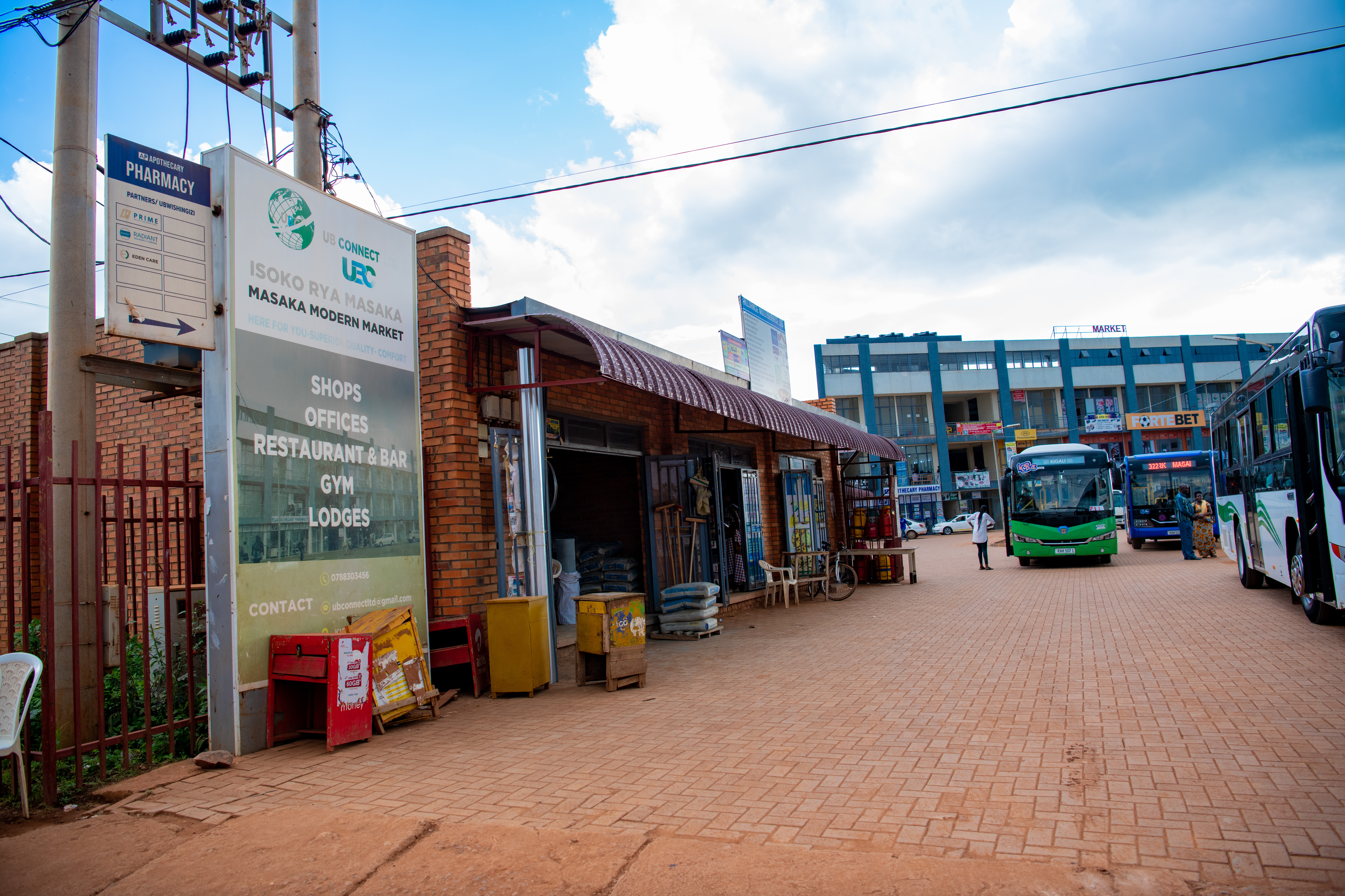 Masaka Modern Market Aerial View